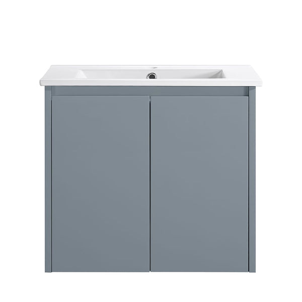 VICTILES WH8027-600WGM Willow Collection Vanity 600mm - Matt Grey Single Bowl