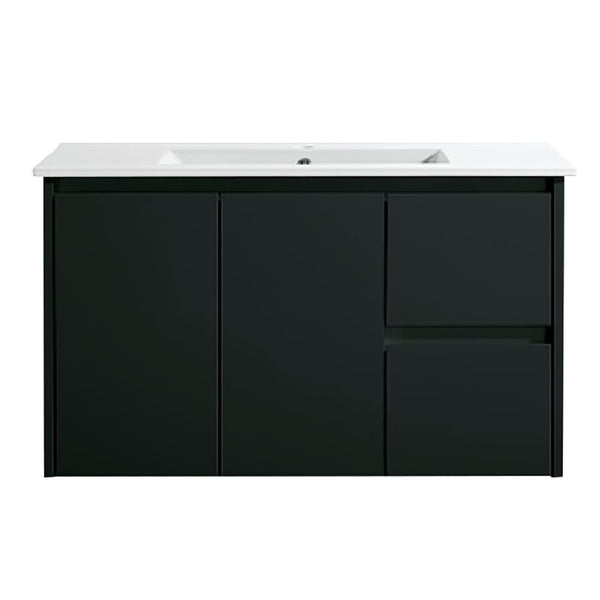 VICTILES WH8027-900WBM Willow Collection Vanity 900mm - Matt Black Single Bowl
