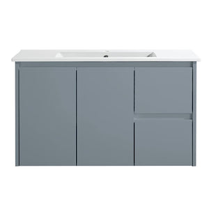 VICTILES WH8027-900WGM Willow Collection Vanity 900mm - Matt Grey Single Bowl