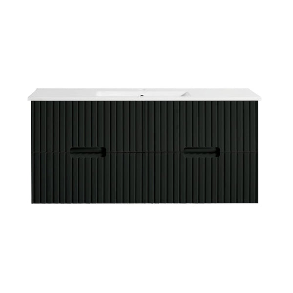 VICTILES WH86-1200WBM Elena Collection Vanity 1200mm - Matt Black Single Bowl