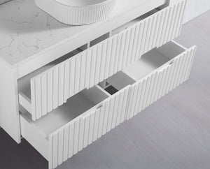 VICTILES WH86-1200WM Elena Collection Vanity 1200mm - Matt White Single Bowl