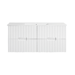 VICTILES WH86-1200WM Elena Collection Vanity 1200mm - Matt White Single Bowl