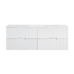 VICTILES WH86-1500WM Elena Collection Vanity 1500mm - Matt White Single Bowl