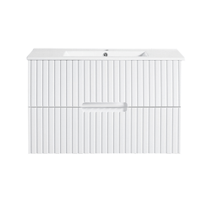 VICTILES WH86-900WM Elena Collection Vanity 900mm - Matt White Single Bowl