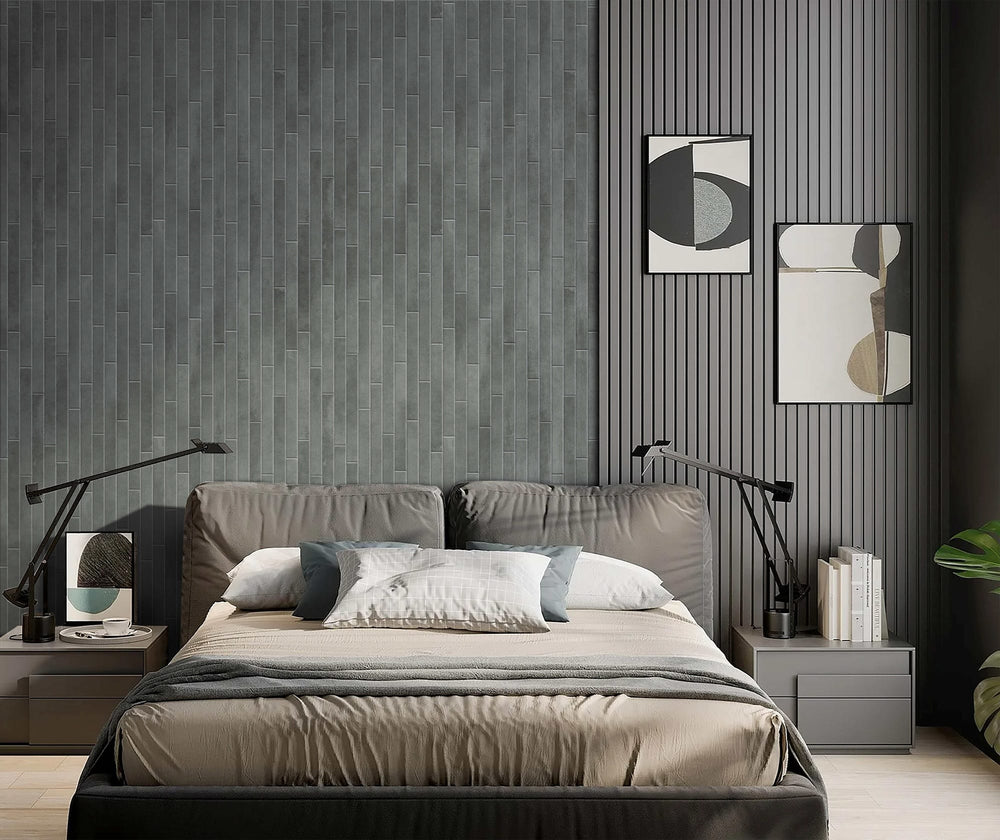 Entiva Chay Grey Matt Subway Tile 50*450mm