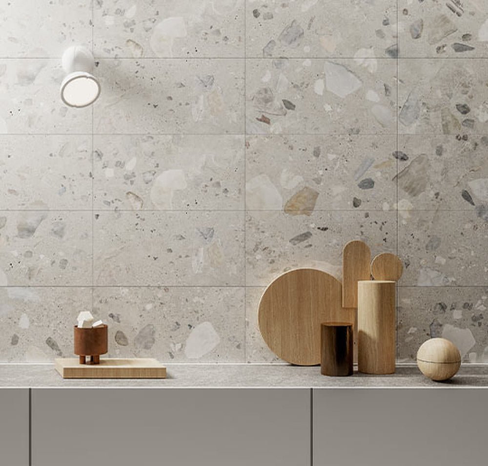 Entiva Sacred Clay Matt P4 Stone Look Tile 600x1200mm Rectified