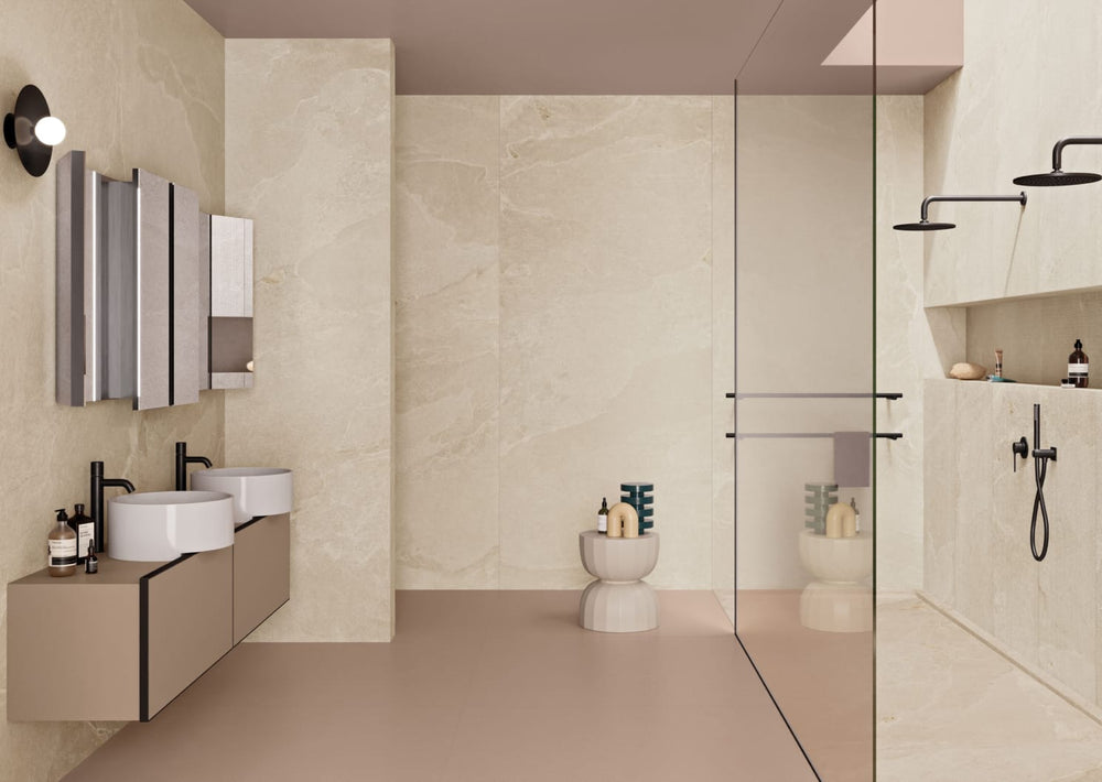 Impronta Ardesia Beige Matt Stone Look Tile 600*1200*9mm Rectified