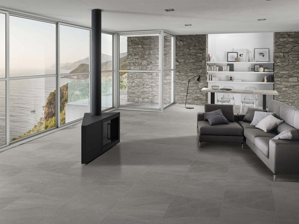 VL Tile T/ERSDGM3060 ENTIVA REAL STONE DARK GREY MATT 300*600 REC.