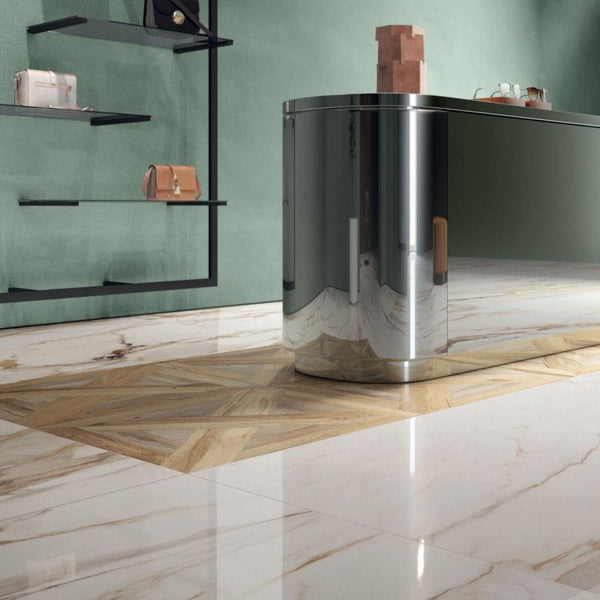 VL Tile T/SEAWP60120 Flaviker Evo Antique White Polished 600*1200mm REC.
