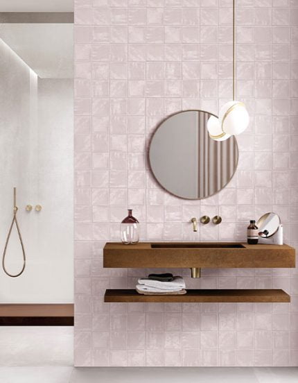 LUX PNK10G LUXE BLUSH PINK 100x100x9MM GLOSS