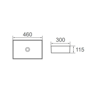 ZENMO Basins WB 3046  SORRENTO-II Above Counter Basin