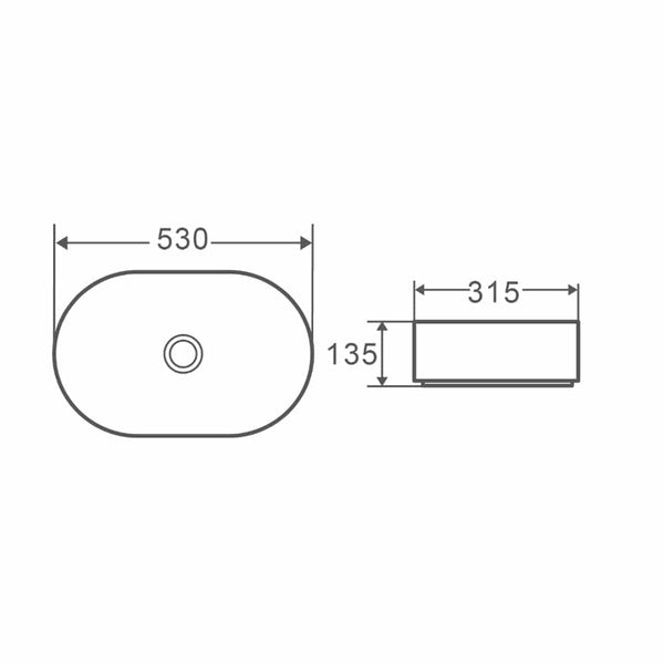 ZENMO Basins WB 3153  MILAN Above Counter Basin