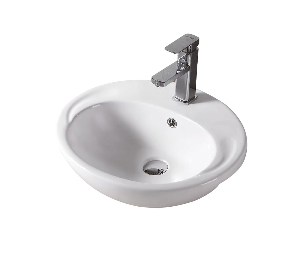 WB 5043 COMO Semi Recess Basin 500x430x180MM