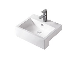 ZENMO Basins WB 5243C FABBRIS II Semi Recess Basin 525x430x160MM