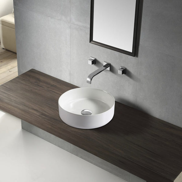 ZENMO Basins WB3535MG JAMIE Above Counter Basin in Matte Mist Grey Finish 355*355*120MM