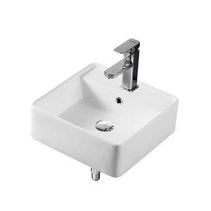 ZENMO Basins WB4014W COCO Wall Hung Basin with Brackets 410x410x150MM