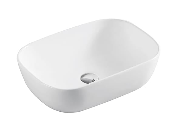 ZENMO Basins WB4632M LUCERNE Above Counter Basin in Matte White Finish 460x320x135MM
