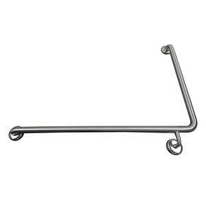 ZENMO Bathroom Accessories TP GRAB956L MOBI CARE 950 x 600 LH Grab Rail in Stainless Steel
