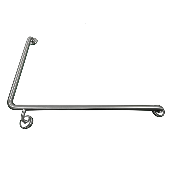 ZENMO Bathroom Accessories TP GRAB956R MOBI CARE 950 x 600 RH Grab Rail in Stainless Steel