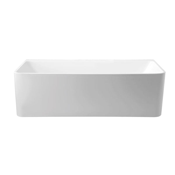 ZENMO Bathtubs BT 058S STELLA 1500mm Free Standing Back to Wall Bath 1500x710x560mm