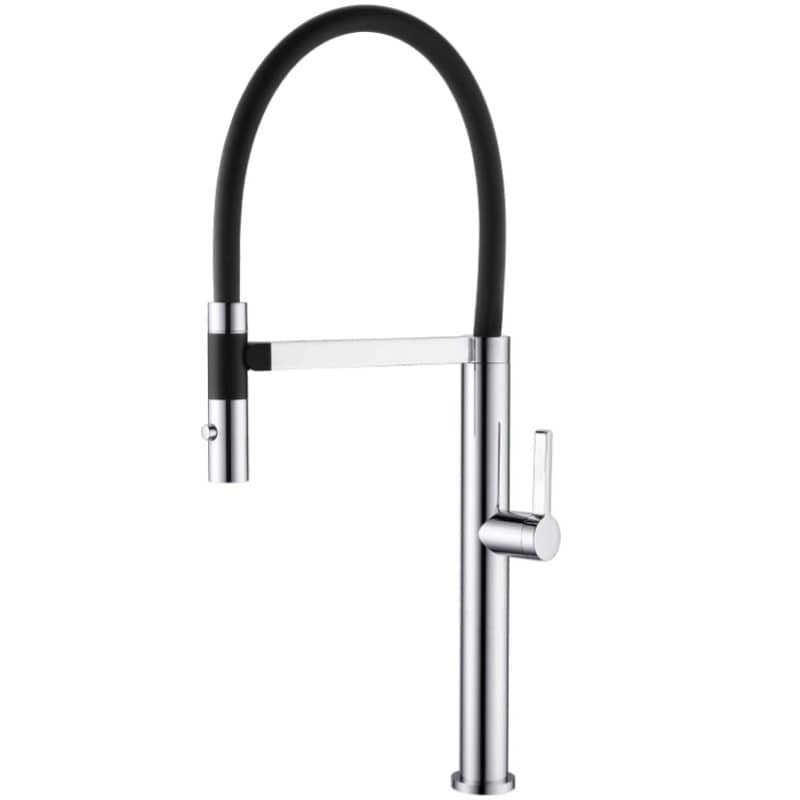 ZENMO Mixer Taps WT 6205 JESS Sink Mixer w/ black hose