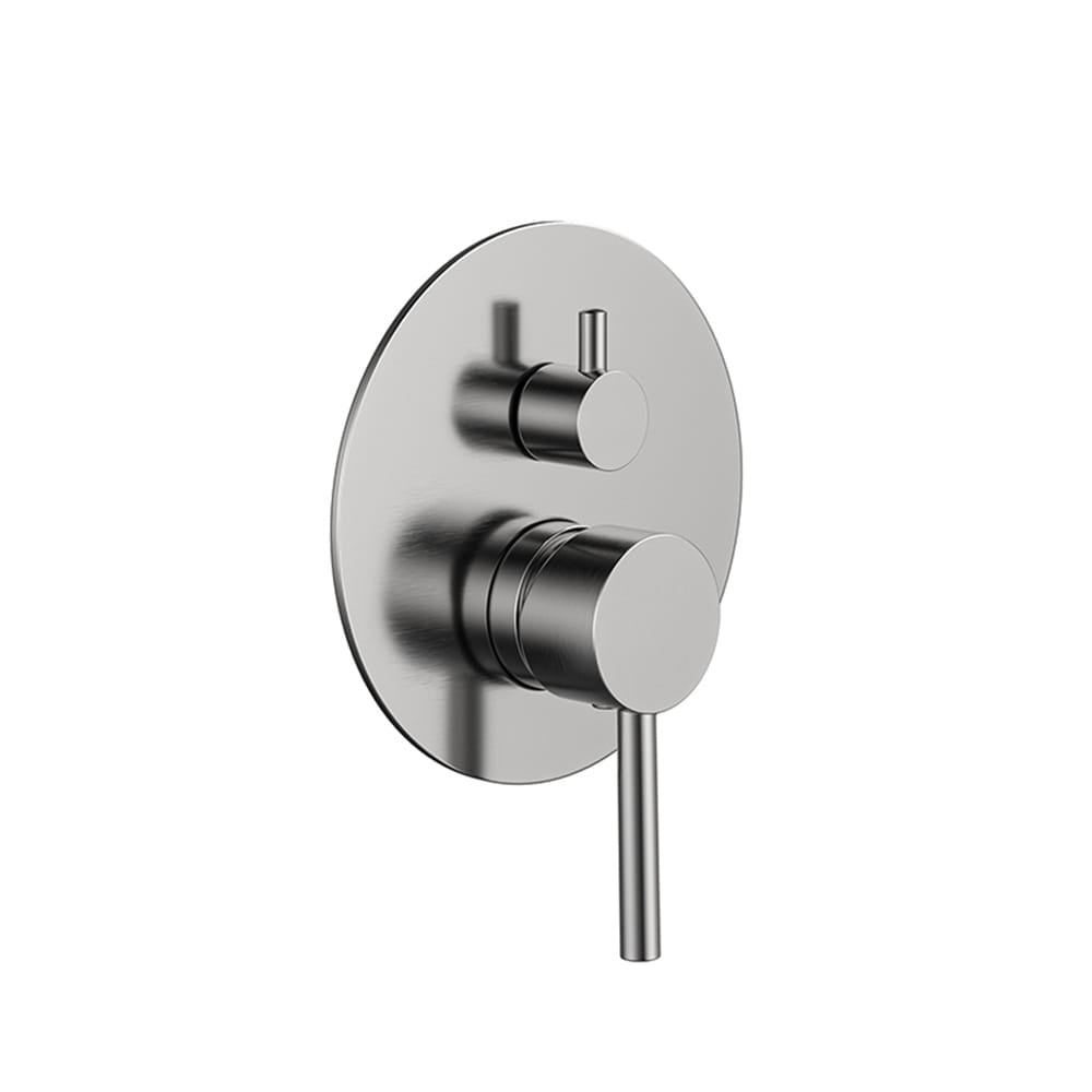 ZENMO Mixer Taps WT 010BN JESS Shower Mixer with Diverter in Brushed Nickel