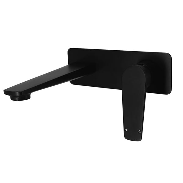 ZENMO Mixer Taps WT 1107AK EXON Basin/Bath Set in Matte Black