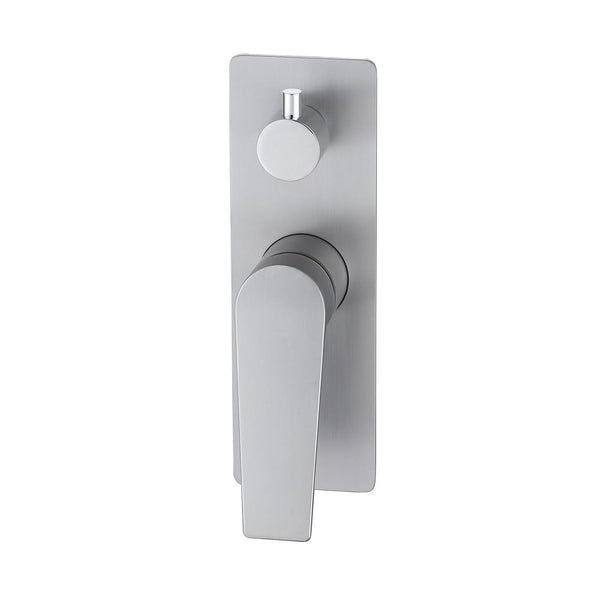 ZENMO Mixer Taps WT 1109BN EXON Shower Mixer with Diverter in Brushed Nickel