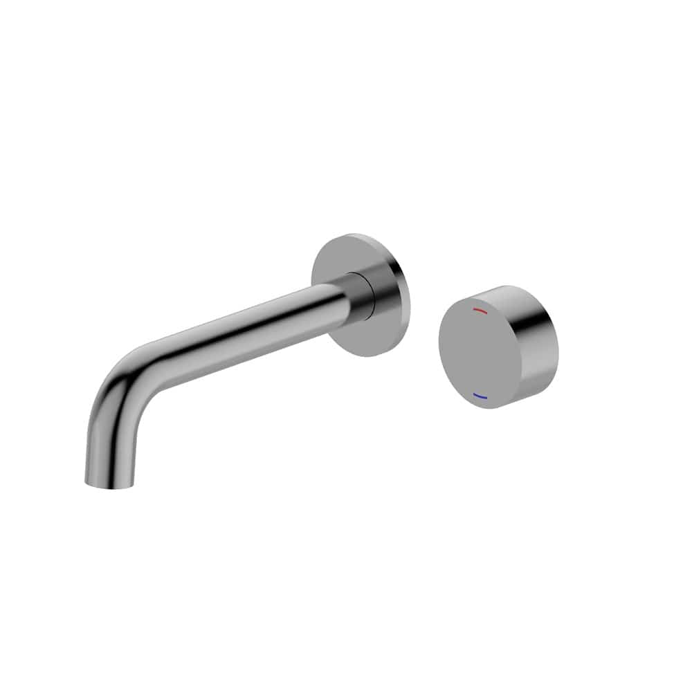 ZENMO Mixer Taps WT 2007BN VIVO Basin/Bath Set with Progressive Cartridge in Brushed Nickel