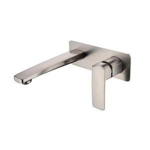 ZENMO Mixer Taps WT 3507BN BRAVO-II Wall Basin/Bath Set in Brushed Nickel