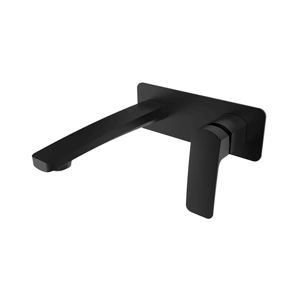 ZENMO Mixer Taps WT 3507MK BRAVO-II Basin/Bath Set in Matte Black