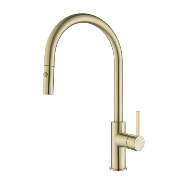 ZENMO Mixer Taps WT 4088BB  KENZO Pull out Sink Mixer in Brushed Brass