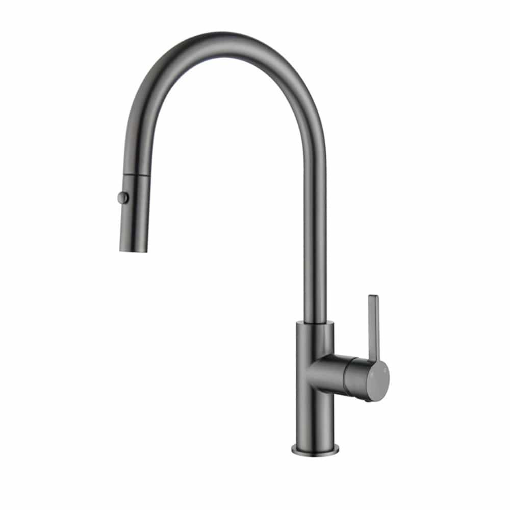 ZENMO Mixer Taps WT 4088GM  KENZO Pull out Sink Mixer in Gun Metal