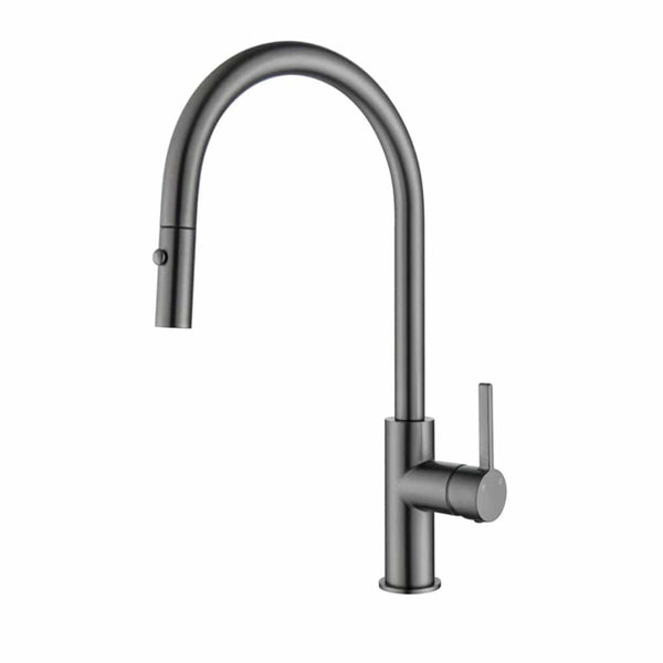 ZENMO Mixer Taps WT 4088GM  KENZO Pull out Sink Mixer in Gun Metal
