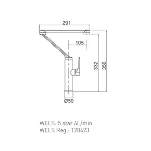 ZENMO Mixer Taps WT 6216BG  EXON7 Sink Mixer