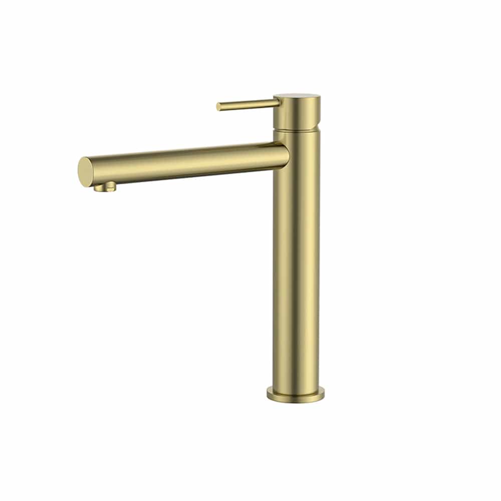 ZENMO Mixer Taps WT 6651HBB JESS Tower Basin Mixer in Brushed Brass
