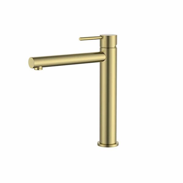 ZENMO Mixer Taps WT 6651HBB JESS Tower Basin Mixer in Brushed Brass