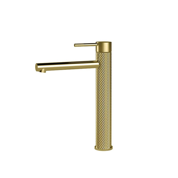 ZENMO Mixer Taps WT 7502BB TIARA Tower Basin Mixer in Brushed Brass