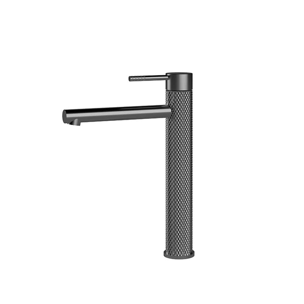 ZENMO Mixer Taps WT 7502GM TIARA Tower Basin Mixer in Gun Metal