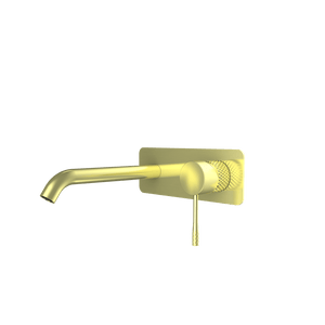 ZENMO Mixer Taps WT 7507BB TIARA Basin/Bath Set in Brushed Brass