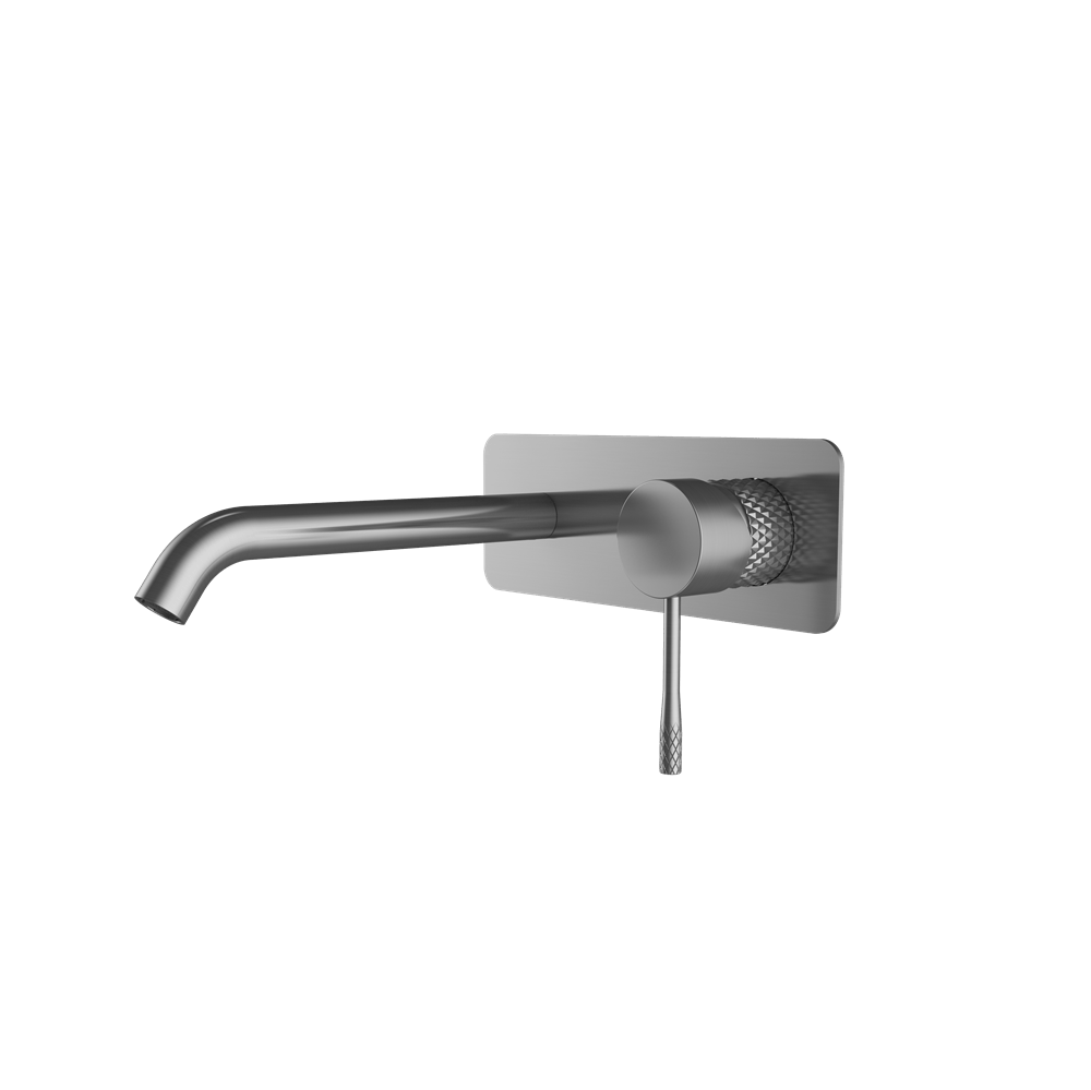 ZENMO Mixer Taps WT 7507GM TIARA Basin/Bath Set in Gun Metal