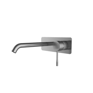 ZENMO Mixer Taps WT 7507GM TIARA Basin/Bath Set in Gun Metal