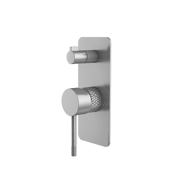 ZENMO Mixer Taps WT 7509BN TIARA Shower Mixer with Diverter in Brushed Nickel