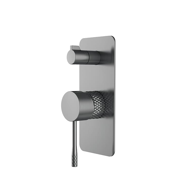 ZENMO Mixer Taps WT 7509GM TIARA Shower Mixer with Diverter in Gun Metal