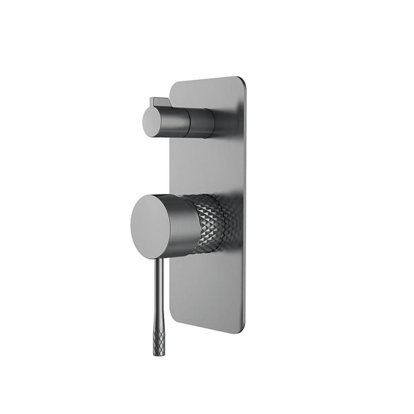 ZENMO Mixer Taps WT 7509GM TIARA Shower Mixer with Diverter in Gun Metal