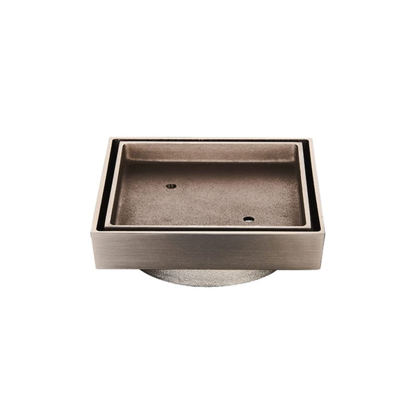 ZENMO Showers SC-SQ115BN  Tile Insert Shower Grate in Brushed Nickel