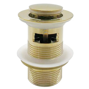 ZENMO simple WBPLUG 32/O BB 32MM BRUSHED BRASS POP UP WASTE WITH OVERFLOW
