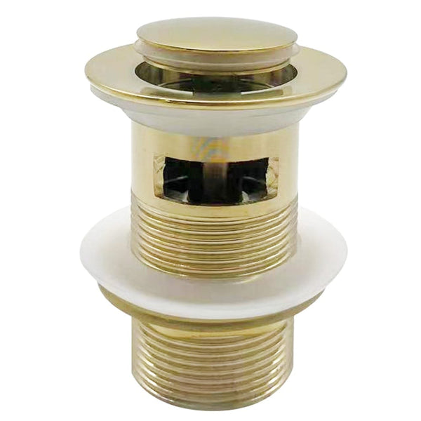 ZENMO simple WBPLUG 32/O BB 32MM BRUSHED BRASS POP UP WASTE WITH OVERFLOW