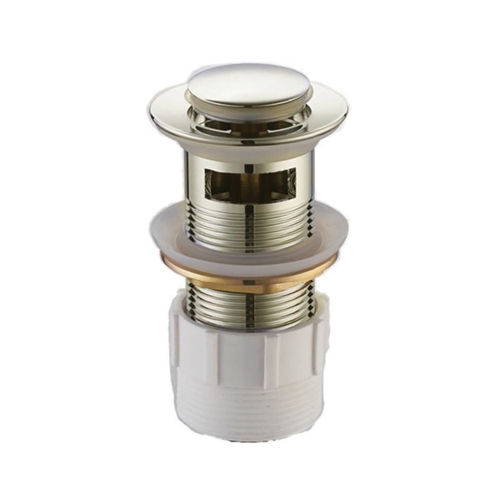 ZENMO simple WBPLUG 32/OBN 32MM BRUSHED NICKEL POP UP WASTE  WITH OVERFLOW