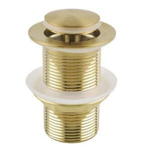 ZENMO simple WBPLUG 32MM BB BRUSHED BRASS POP UP WASTE WITHOUT OVERFLOW